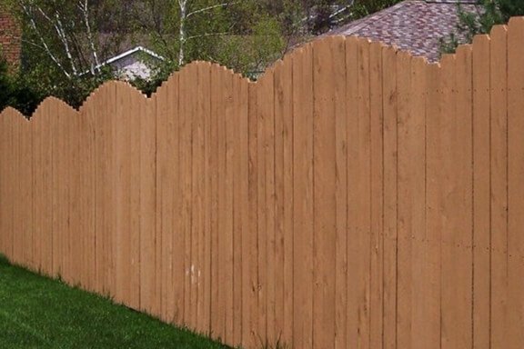 Wood 5 fence