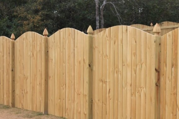 Wood 6 fence